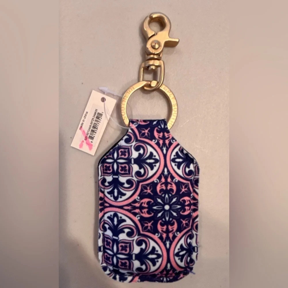Simply Southern | Damask, key FOB, sanitizer, key chain.